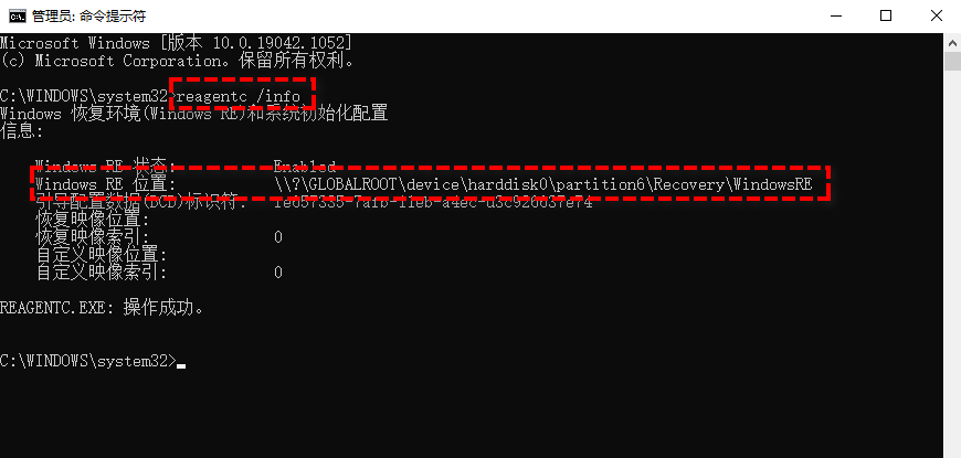 reagentc /info命令